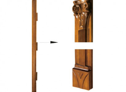 Classic column closing sentence for cabinet wall system SE-st-B-N column
